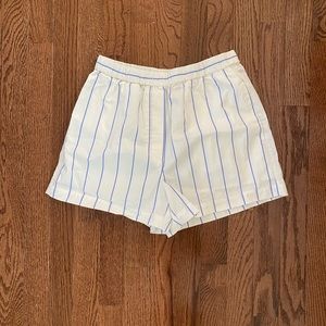 Aritzia poplin boxer shorts